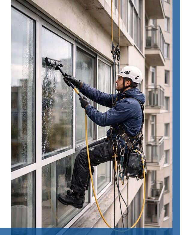 Мойка балконного остекления в Канске от 3825 р. | ВЫСОТНИК-Кнс