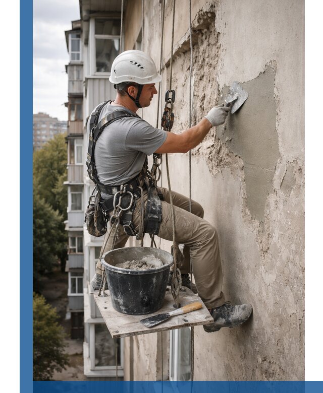 Восстановление фасадной штукатурки в Канске с гарантией качества