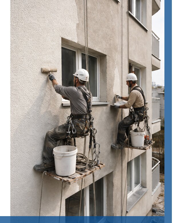 Нанесение короеда на фасад в Канске от 492 р. | ВЫСОТНИК-Кнс