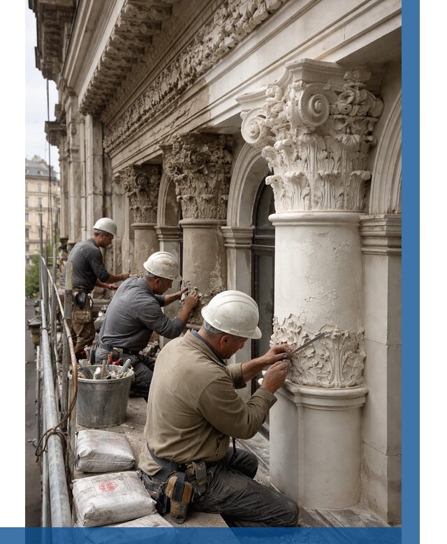 Реставрация фасадной лепнины в Канске от 2732 р. | ВЫСОТНИК-Кнс