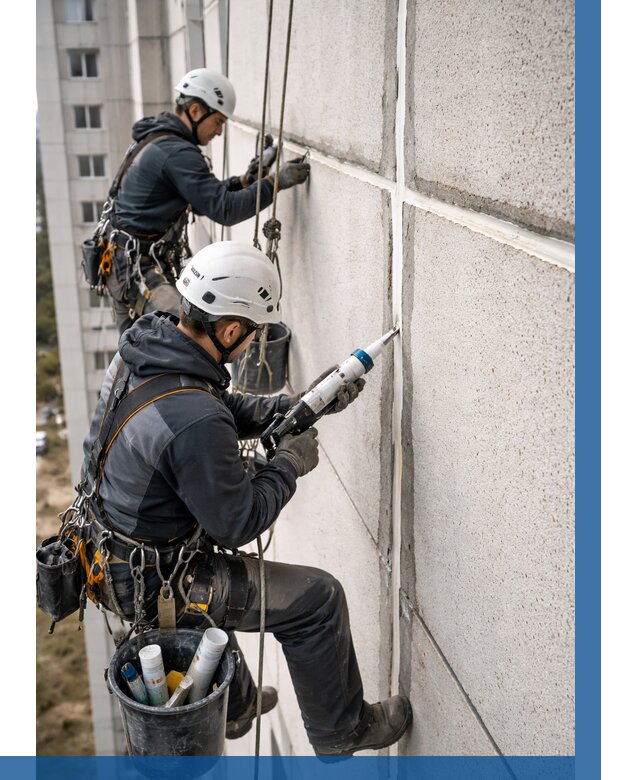 Герметизация межпанельных швов в Канске от 765 р. | ВЫСОТНИК-Кнс