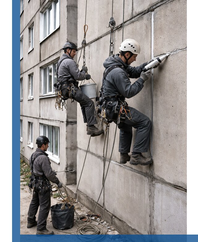 Герметизация межпанельных швов в Канске с гарантией герметичности