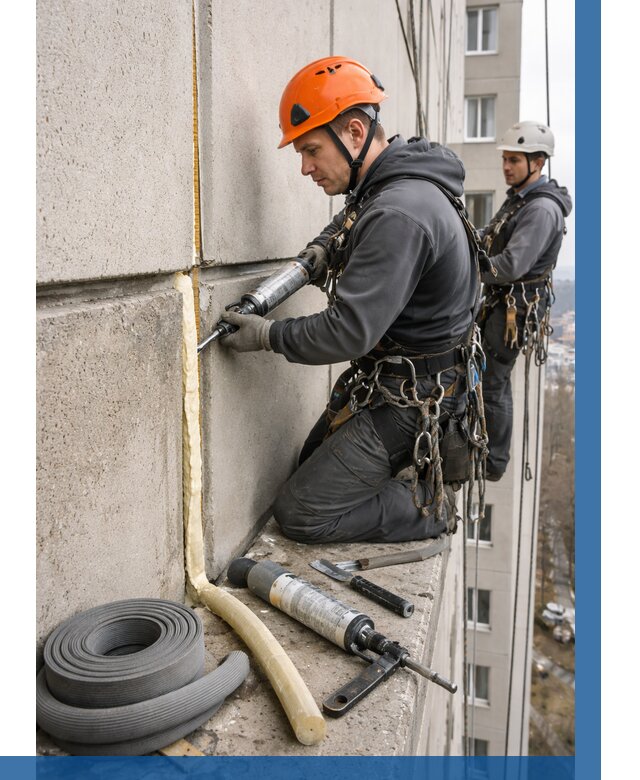 Теплый шов межпанельные швы в Канске от 765 р. | ВЫСОТНИК-Кнс