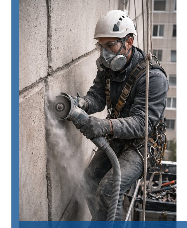 Штробление межпанельных швов в Канске качественно и быстро