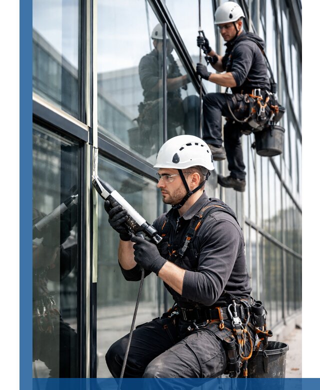 Герметизация витражных швов в Канске для зданий и фасадов