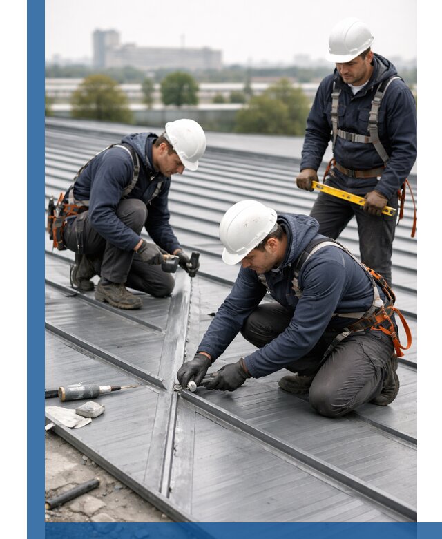 Ремонт фальцевой кровли в Канске срочно и качественно