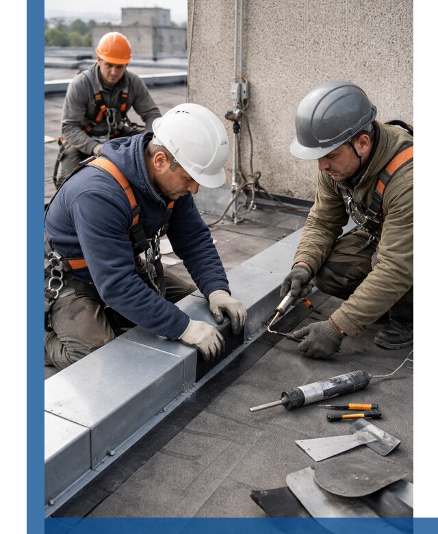 Ремонт кровельных примыканий в Канске профессионально