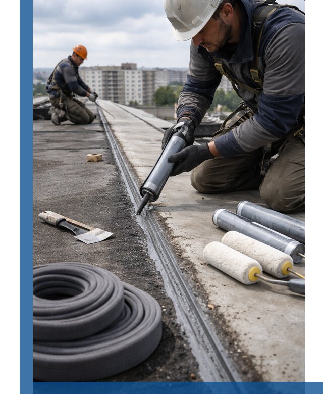 Герметизация швов кровли в Канске с гарантией герметичности