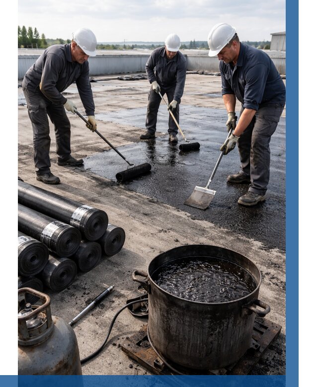 Гидроизоляция кровли мастикой в Канске от 656 р. | ВЫСОТНИК-Кнс