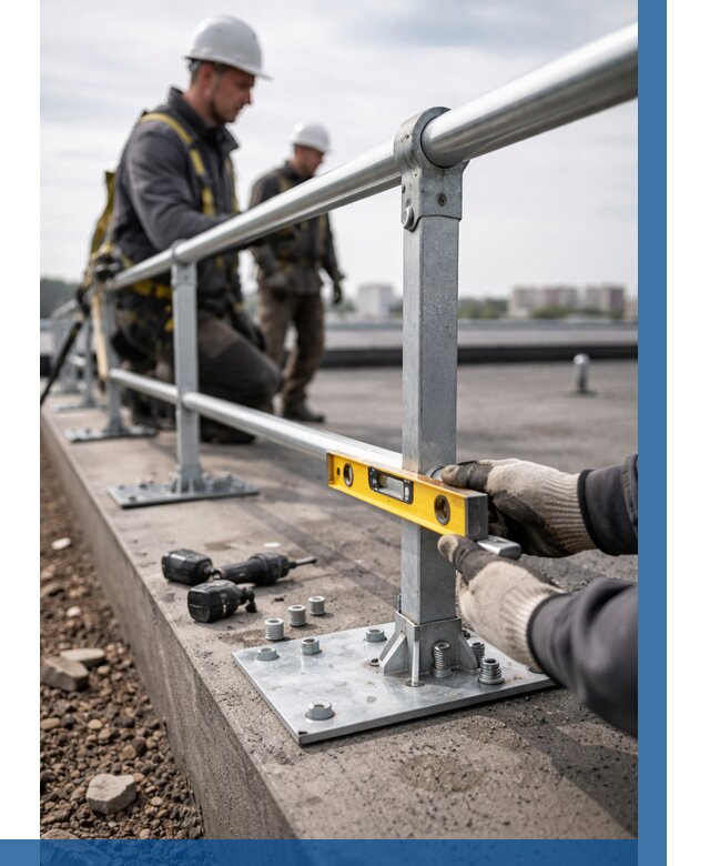 Монтаж кровельного ограждения в Канске от 1311 р. | ВЫСОТНИК-Кнс