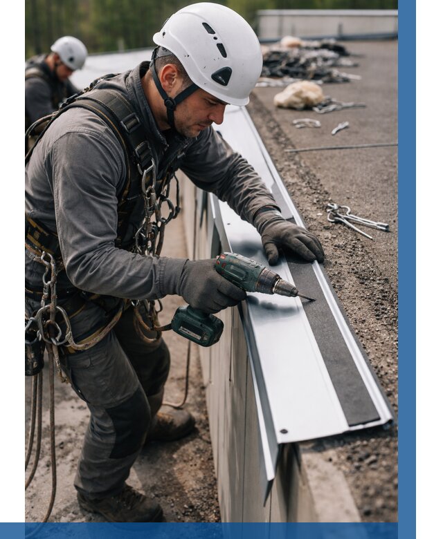 Монтаж капельника на кровле в Канске от 328 р. | ВЫСОТНИК-Кнс