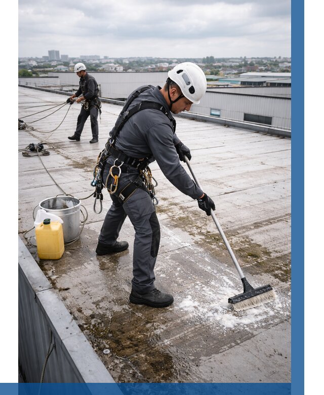 Очистка крыши по графику в Канске от 8197 р. | ВЫСОТНИК-Кнс