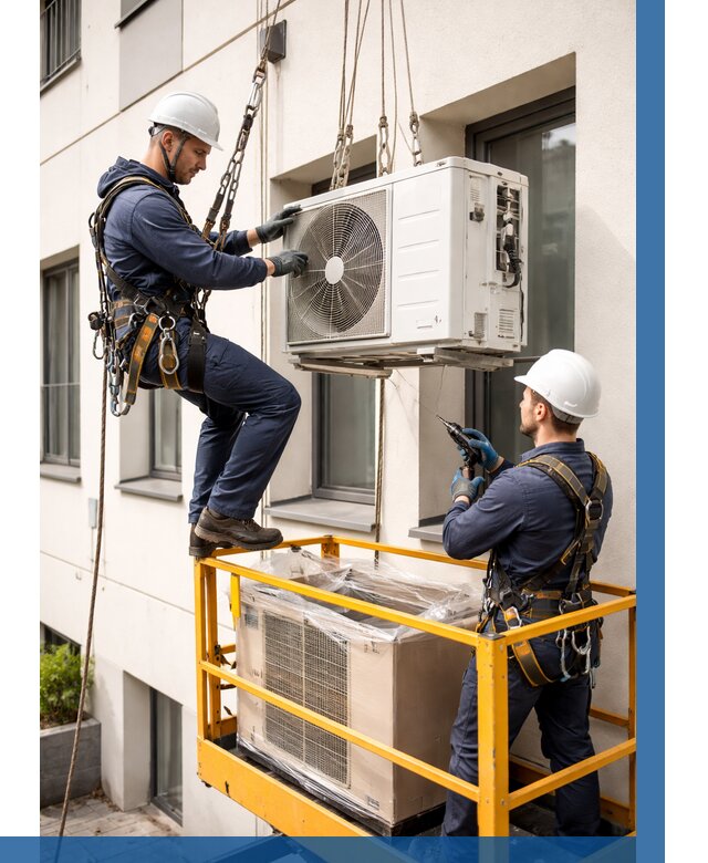 Демонтаж внешнего блока кондиционера в Канске от 3825 р. | ВЫСОТНИК-Кнс