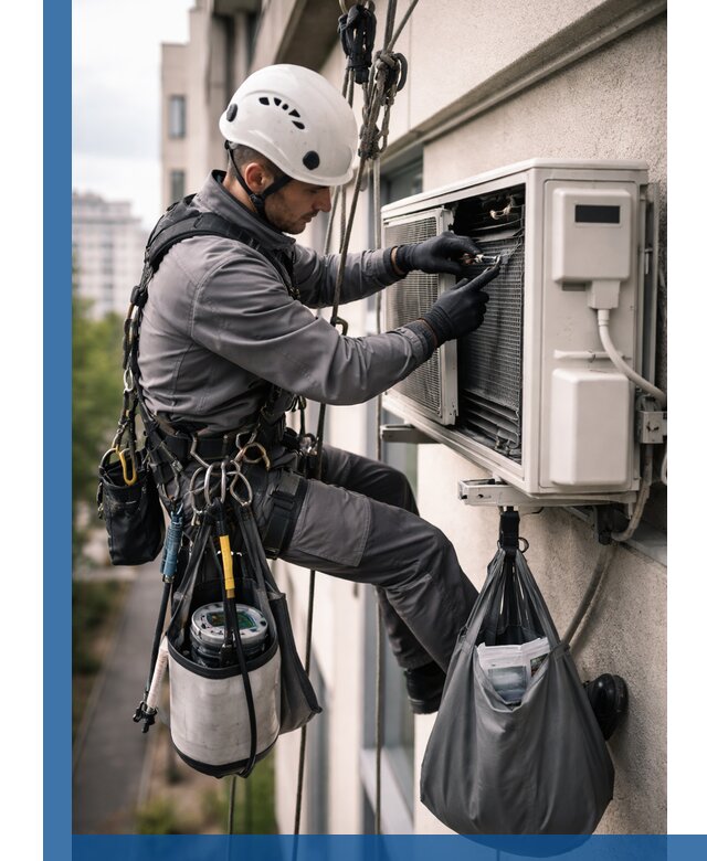 Обслуживание внешнего блока кондиционера в Канске профессионально