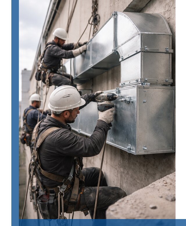 Профессиональный монтаж вентиляционных коробов в Канске под ключ