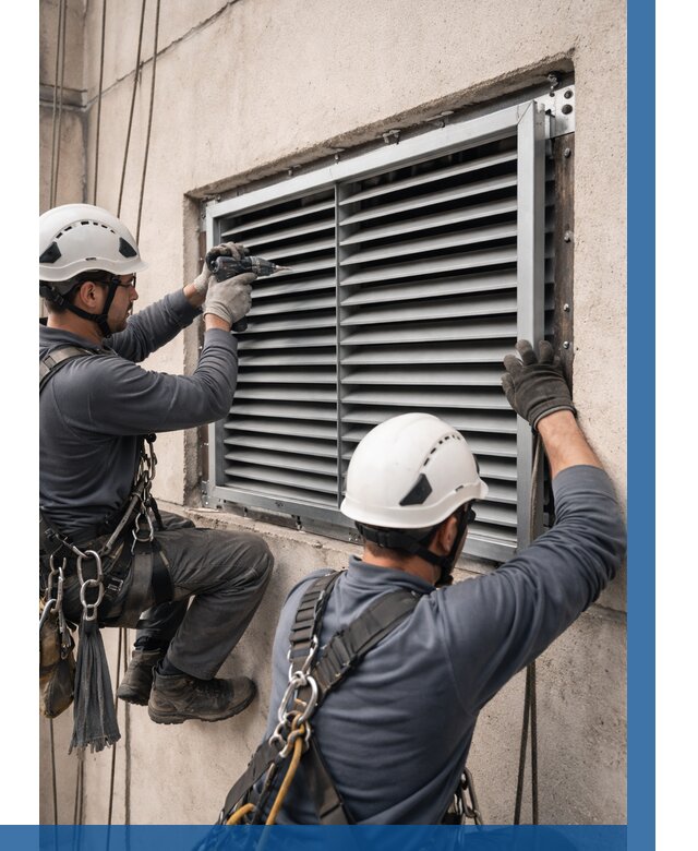 Монтаж вентиляционных решеток в Канске от 4918 р. | ВЫСОТНИК-Кнс