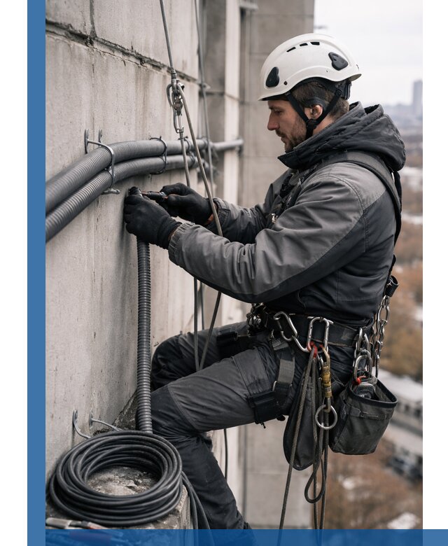 Профессиональный монтаж гофры для кабеля в Канске с гарантией