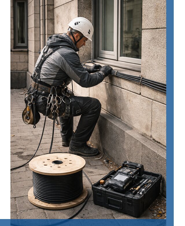 Прокладка оптоволоконного кабеля в Канске от 874 р. | ВЫСОТНИК-Кнс