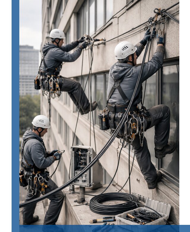 Прокладка оптоволоконного кабеля в Канске под ключ с тестированием