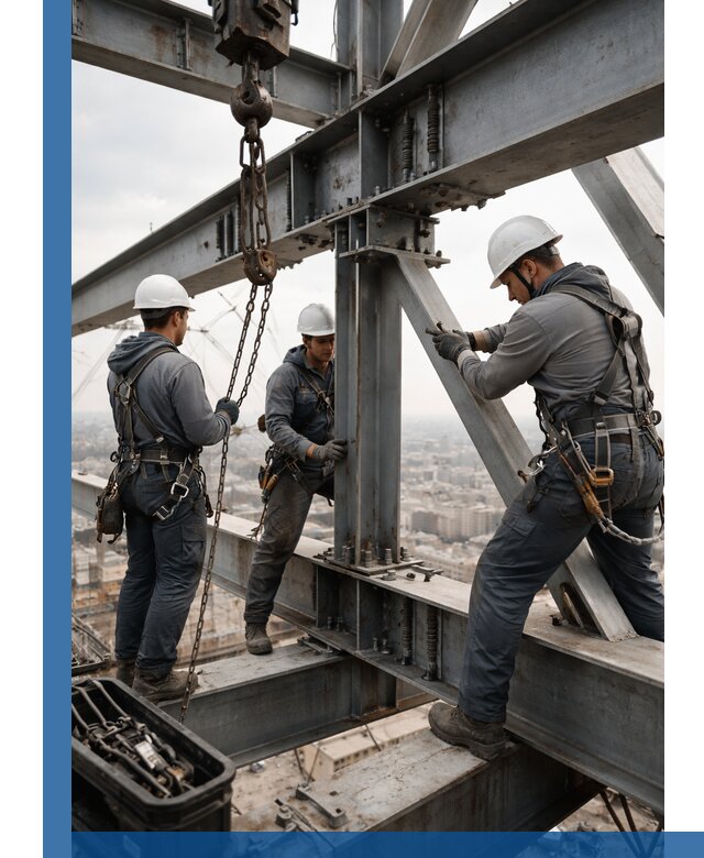 Профессиональный монтаж металлоконструкций на высоте в Канске