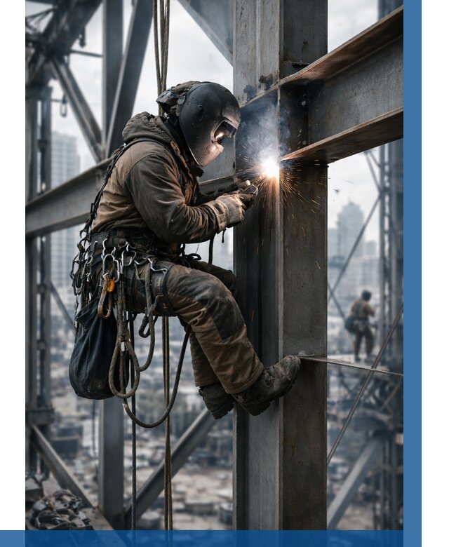 Высотные сварочные работы в Канске от 3825 р. | ВЫСОТНИК-Кнс