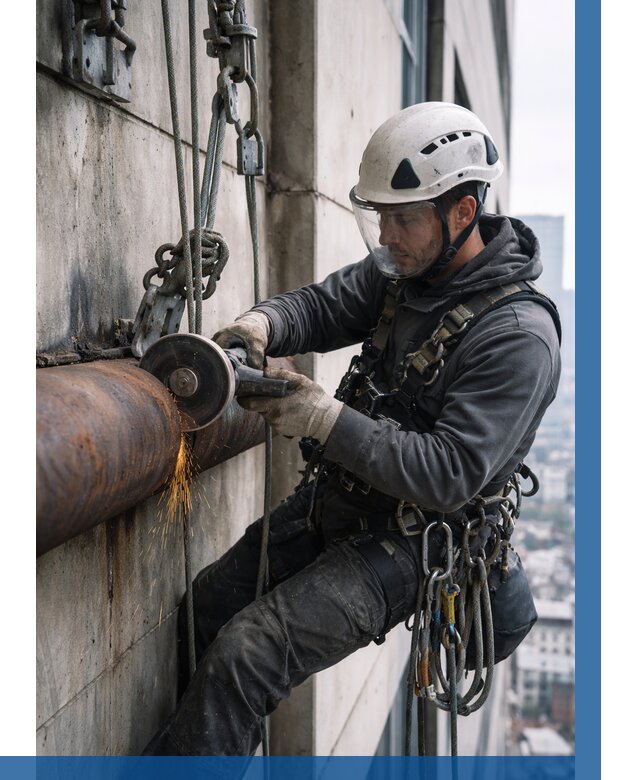 Резка металла на высоте в Канске по цене от 4918 р. | ВЫСОТНИК-Кнс