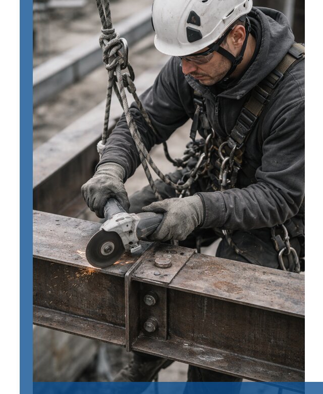 Резка металла на высоте в Канске для зданий и конструкций