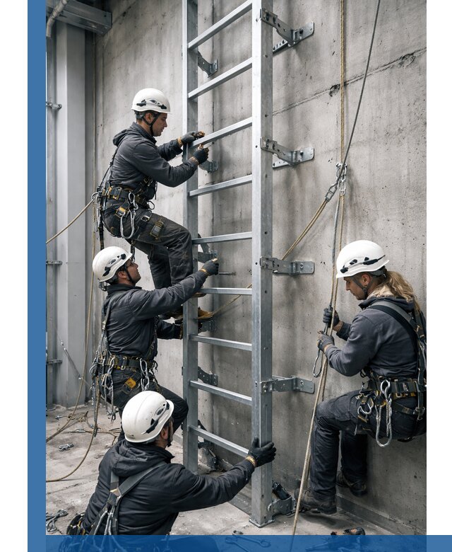 Монтаж металлических лестниц в Канске под ключ со гарантией
