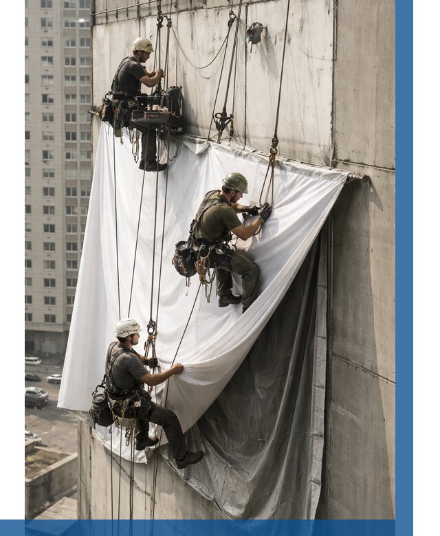 Замена баннерного полотна в Канске от 7104 р. | ВЫСОТНИК-Кнс—заказать