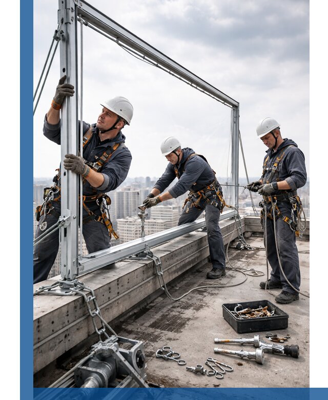 Монтаж крышных рекламных конструкций под ключ в Канске