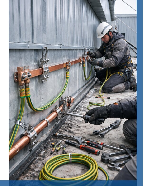 Монтаж заземления здания в Канске от 27323 р. | ВЫСОТНИК-Кнс