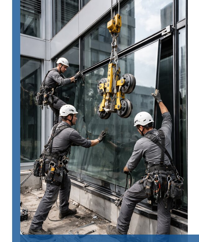 Структурное остекление фасадов в Канске монтаж и обслуживание