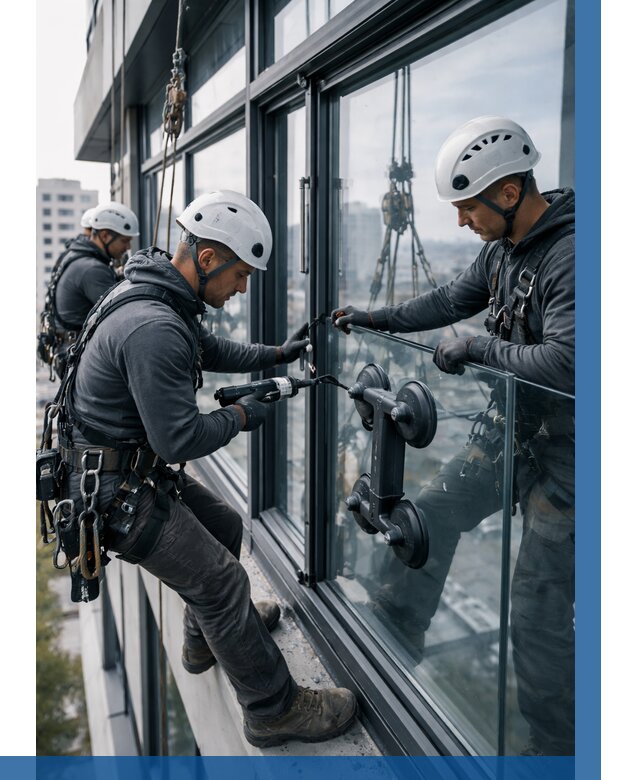 Витражное остекление зданий в Канске от 3825 р. | ВЫСОТНИК-Кнс