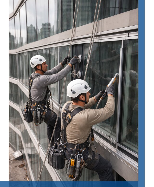 Радиусное остекление фасада в Канске от 13115 р. | ВЫСОТНИК-Кнс
