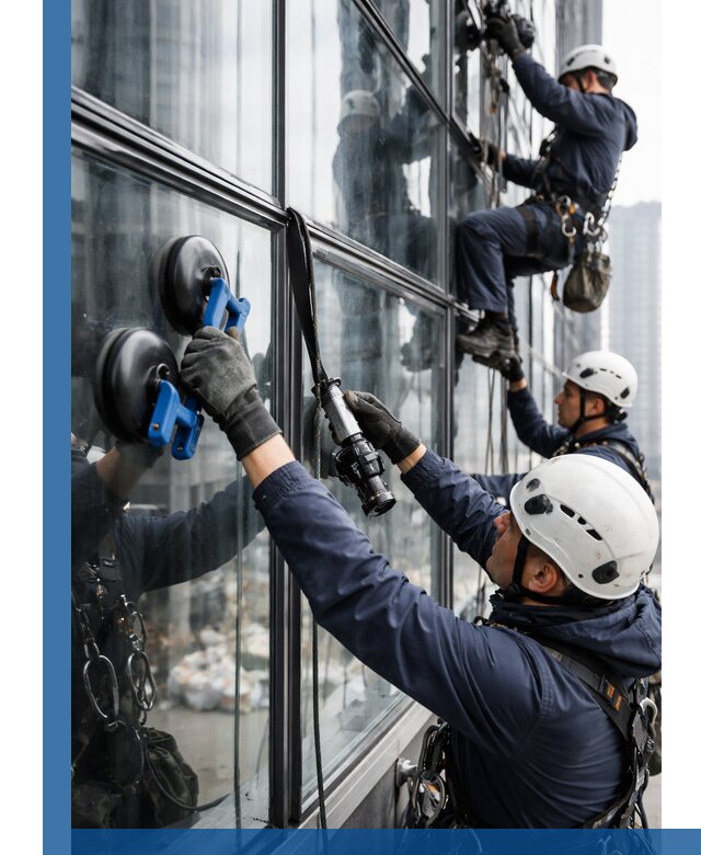 Радиусное остекление фасадов под ключ в Канске с гарантиями