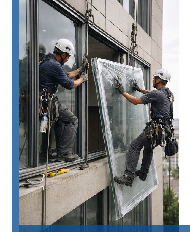 Профессиональная замена стекла в витраже в Канске с гарантией
