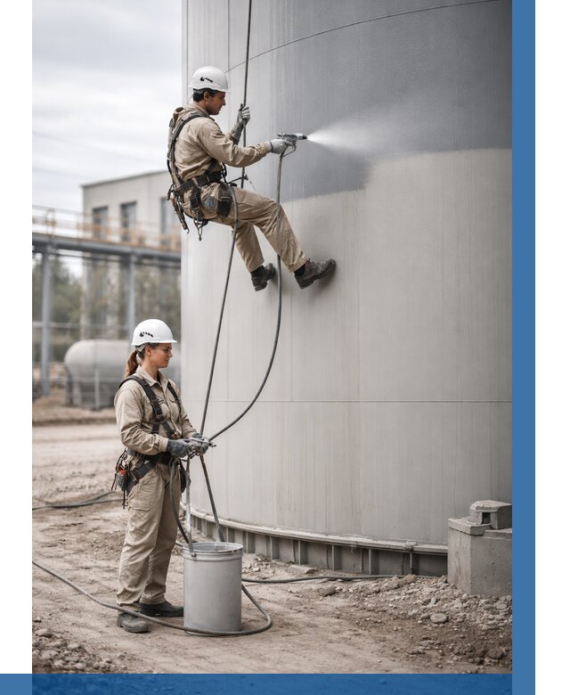 Покраска резервуаров в Канске от 1311 р. | ВЫСОТНИК-Кнс — заказать