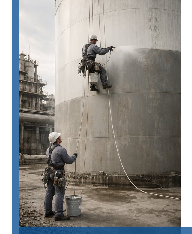 Покраска стальных резервуаров и емкостей в Канске профессионально