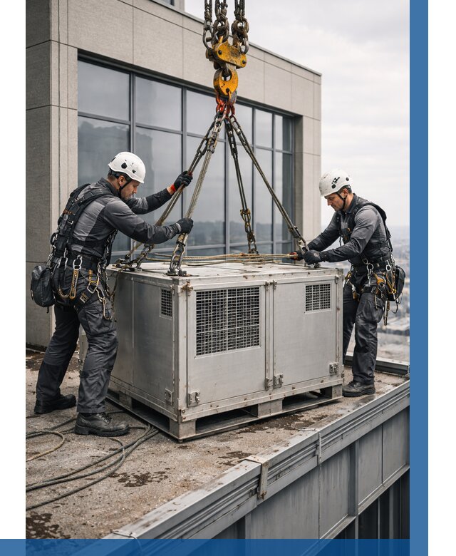 Такелажные работы на высоте в Канске от 8743 р. | ВЫСОТНИК-Кнс