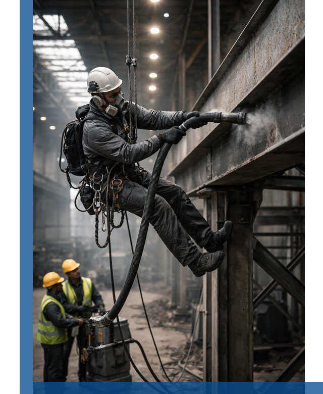 Обеспыливание конструкций в цехах промышленного производства в Канске