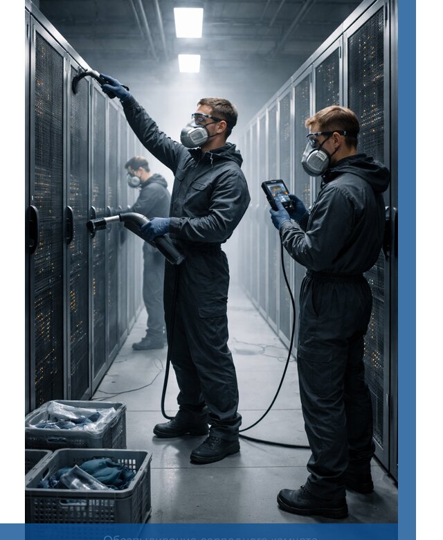 Обеспыливание серверной комнаты в Канске от 4918 р. | ВЫСОТНИК-Кнс