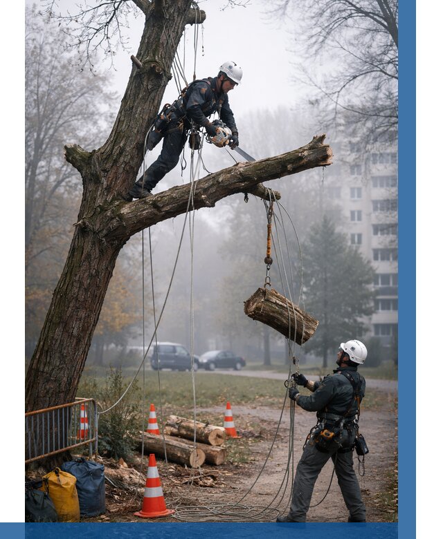 Удаление аварийных деревьев в Канске от 16394 р. | ВЫСОТНИК-Кнс