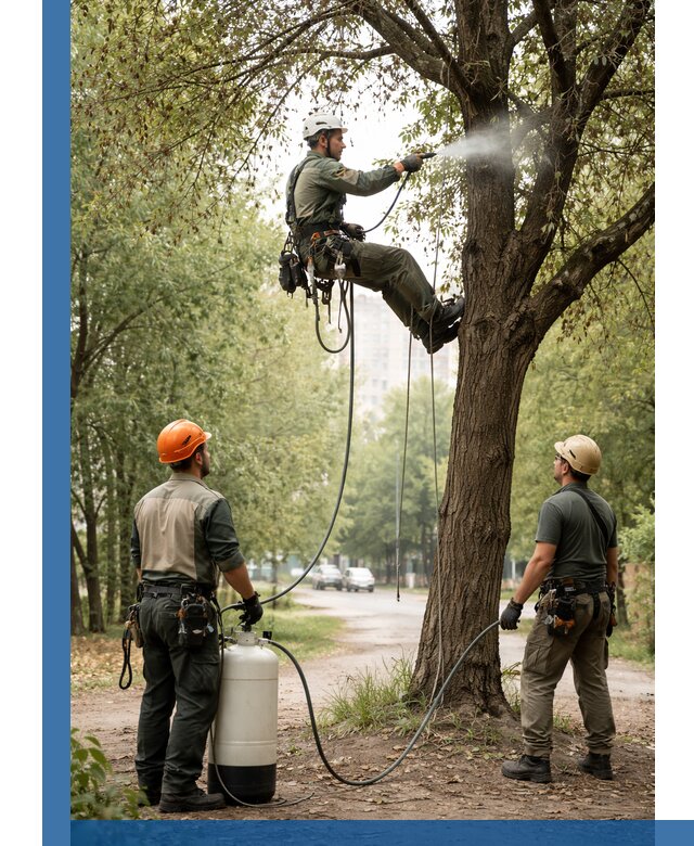 Обработка деревьев от вредителей в Канске профессиональная защита