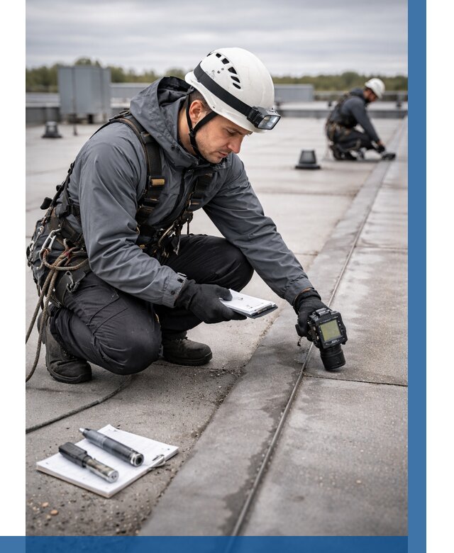 Обследование кровли на протечки в Канске от 4918 р. | ВЫСОТНИК-Кнс