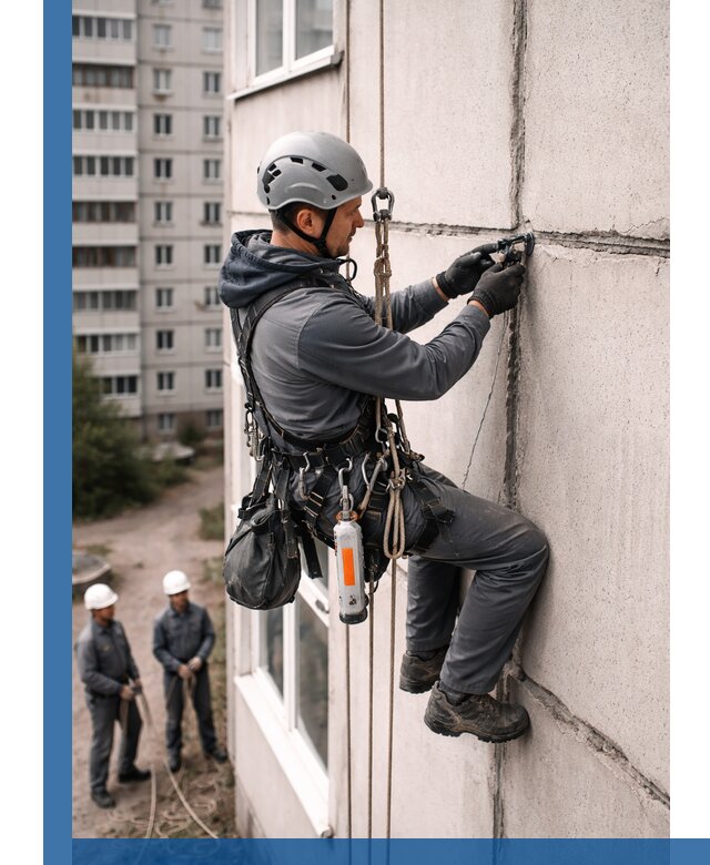 Обследование межпанельных швов и герметизация в Канске